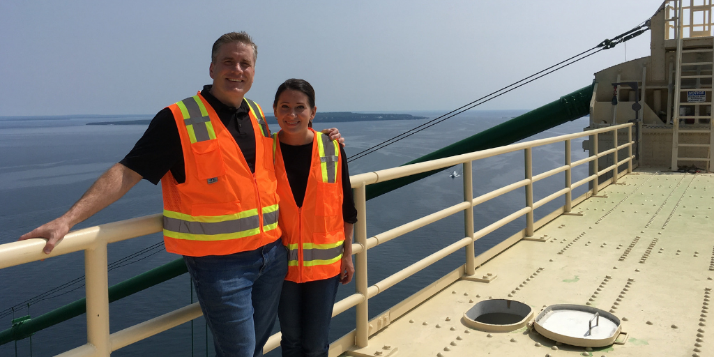 We Went to the TOP of the Mackinac Bridge