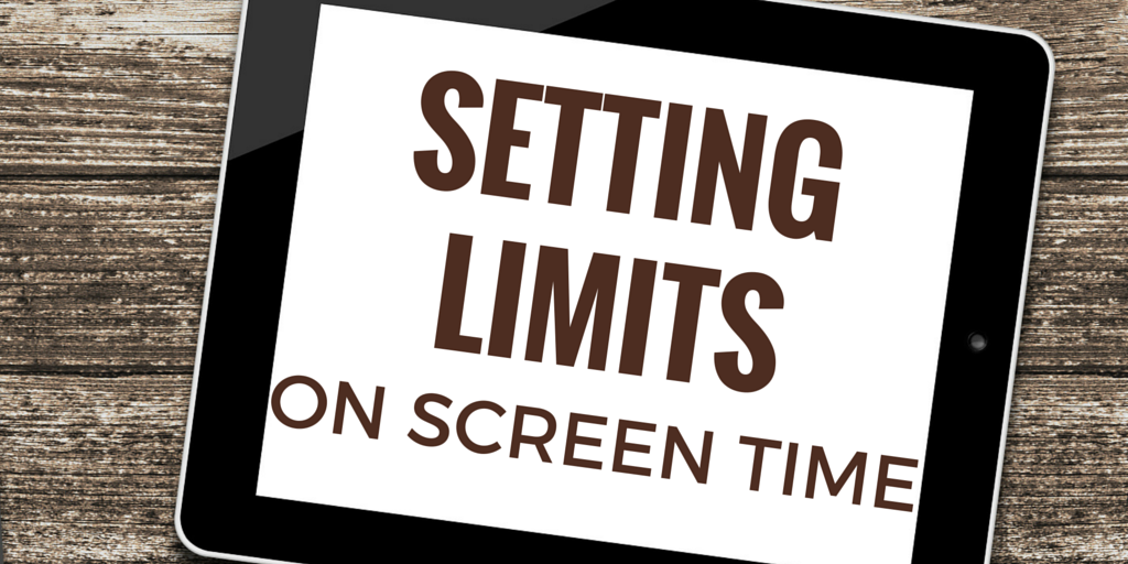 Setting Limits on Screen Time